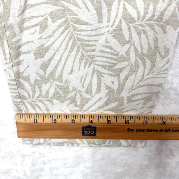 Gap Easy Pant Linen Blend Palm Tropical Elastic Waist Cropped Pants Womens S - Picture 8 of 11